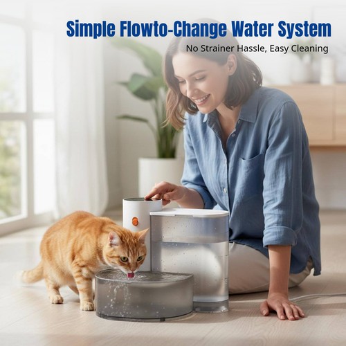 Automatic cat water - automatic, dispenser
