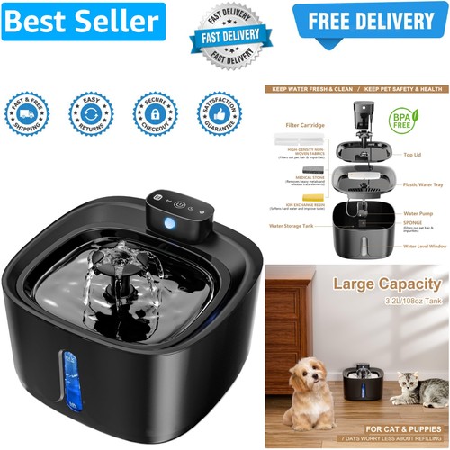 Cat water fountain - water, for