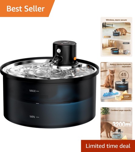 Wireless cat water fountain - cat,
