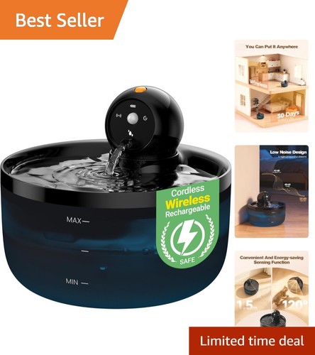 Wireless cat water fountain - water,