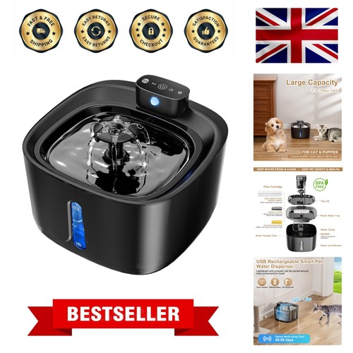 Cat water fountain - water, for