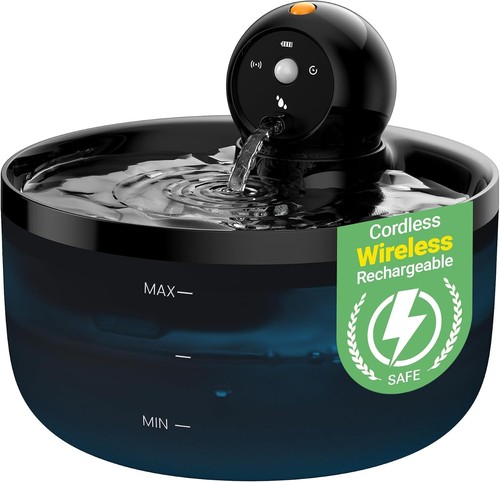 Wireless cat water fountain - cat,